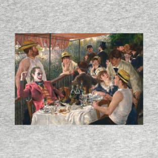 Renoir Luncheon at the Boating Party featuring Scary Clown Villain T-Shirt